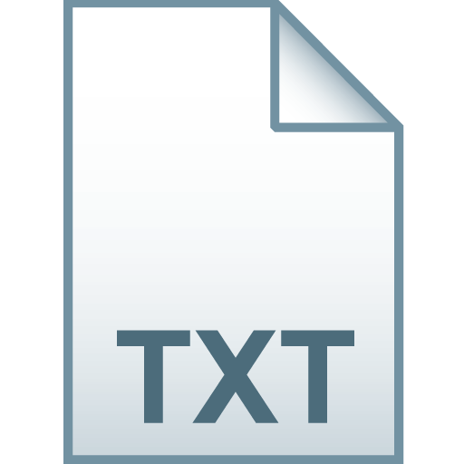 TXT file