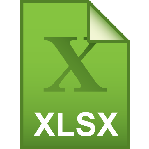 XLSX file